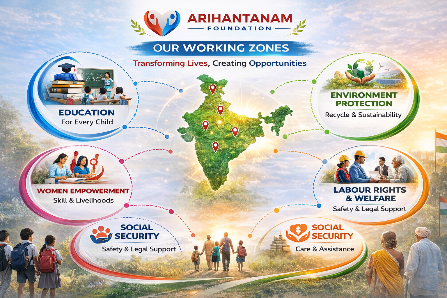 Our Working Zones